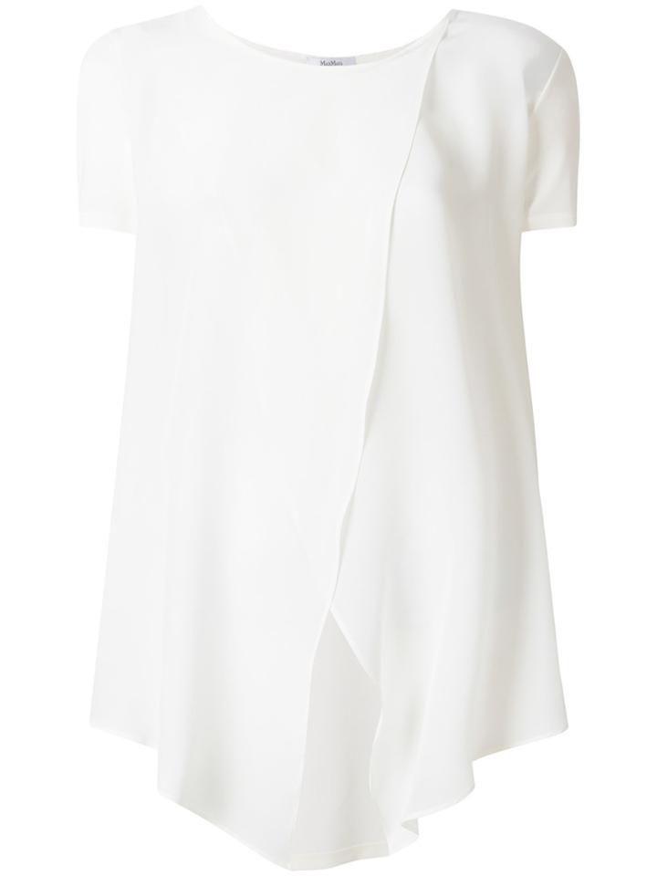 Max Mara Crossover Panel Top - White