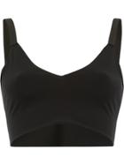 Ilaria Nistri V-neck Crop Top - Black