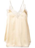 Iro Lace Detailed Slip Top - Neutrals