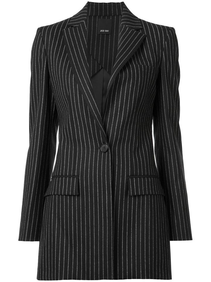 Josh Goot Striped Blazer, Women's, Size: Xs, Blue, Viscose/wool