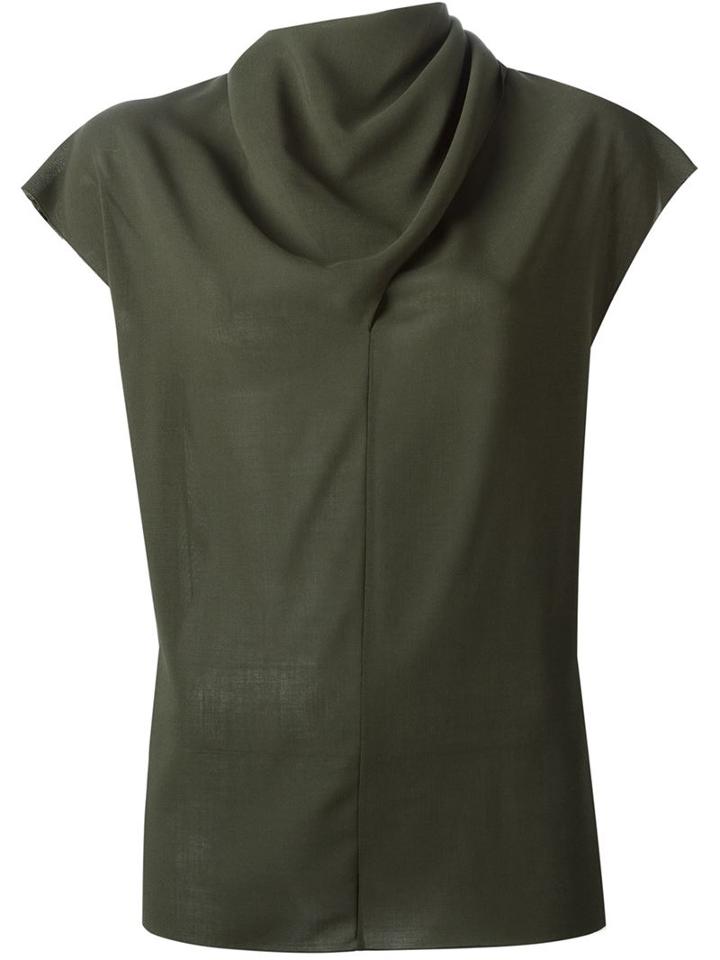 Nina Ricci Drape-collar Top
