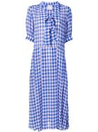 Ultràchic Gingham Dress - Blue
