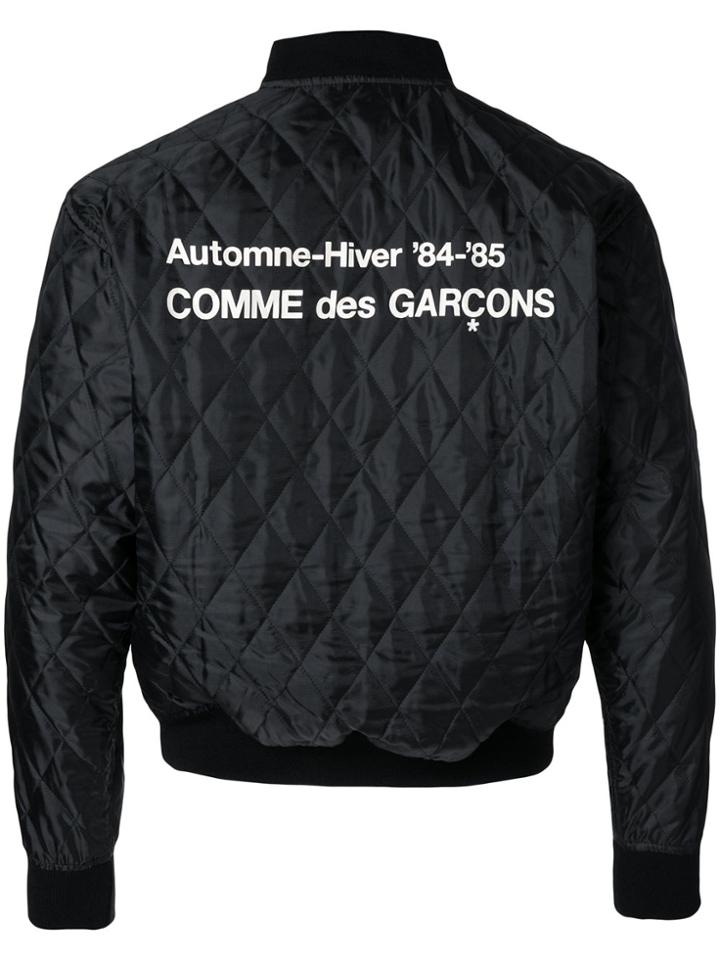 Comme Des Garçons Vintage Re-edition 1986 Staff Bomber Jacket - Black