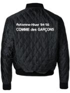 Comme Des Garçons Vintage Re-edition 1986 Staff Bomber Jacket - Black