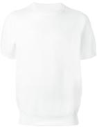 Sacai Short Sleeve Sweatshirt, Men's, Size: 2, White, Cotton/cupro