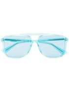 Gucci Eyewear Gg0262s Blue Aviator Sunglasses