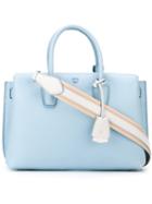 Mcm 'milla' Tote, Women's, Blue, Leather