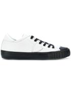 Philippe Model Contrast Sole Sneakers - White