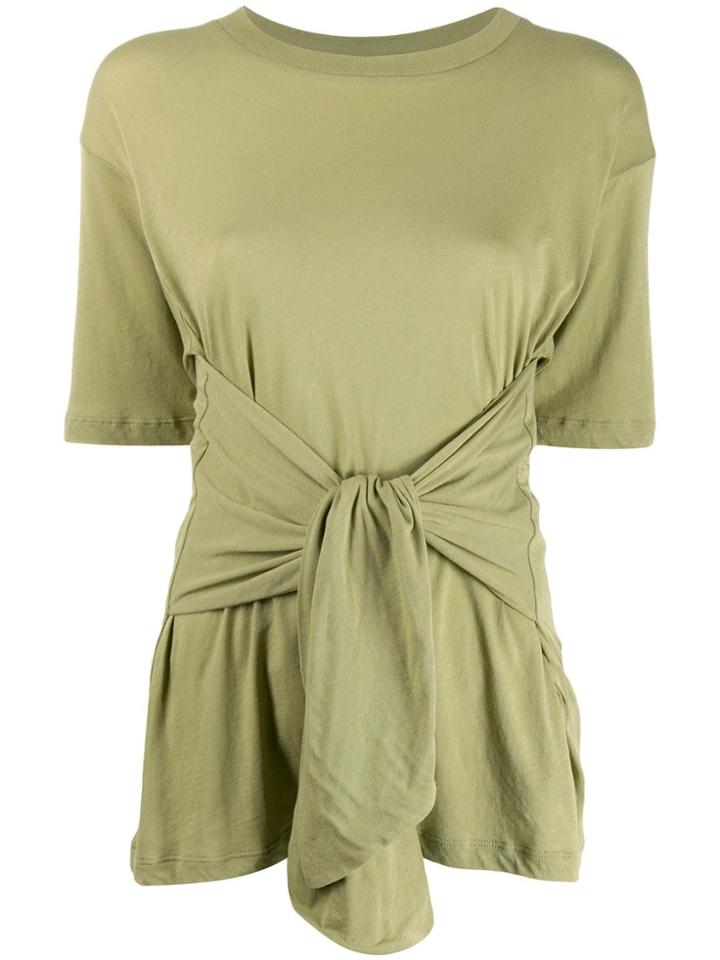 Unravel Project Knot Detail T-shirt - Green