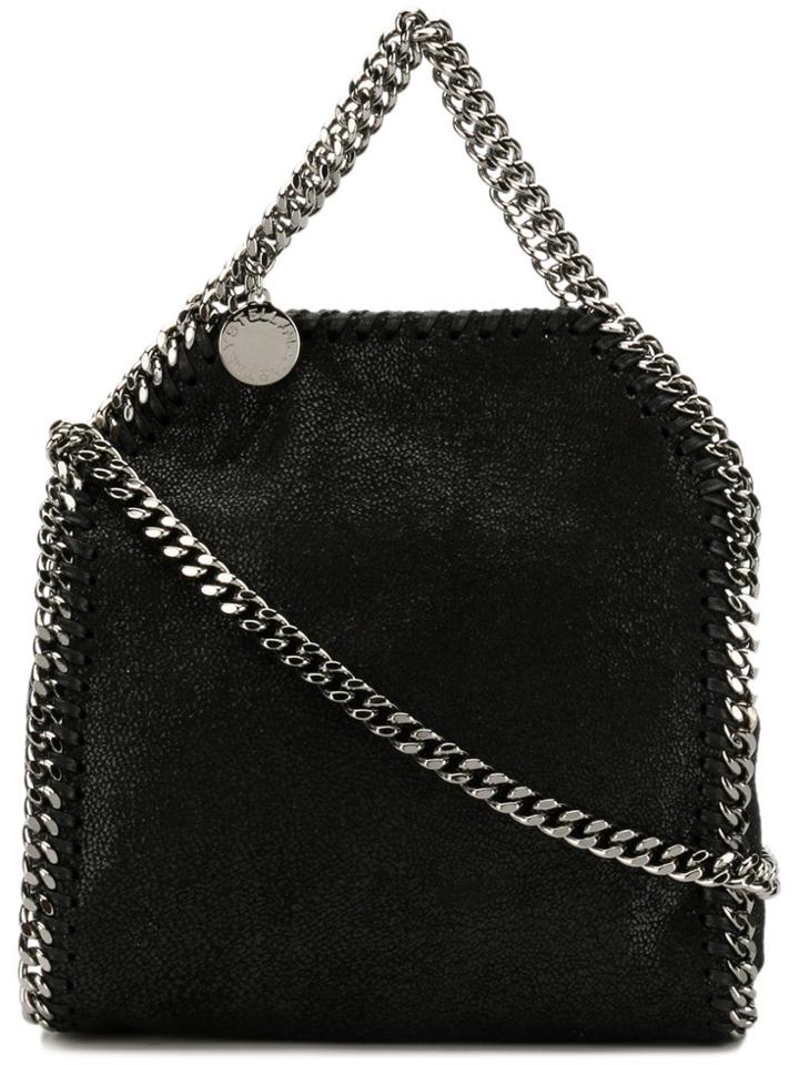 Stella Mccartney Falabella Shaggy Deer Tote - Black
