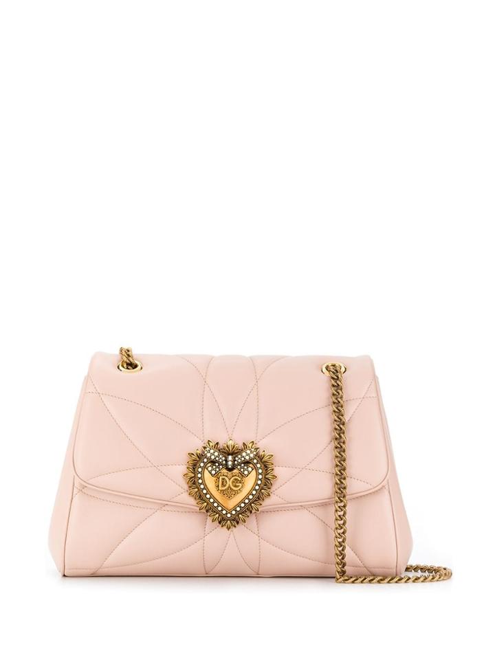 Dolce & Gabbana Embellished Shoulder Bag - Pink