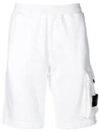 Stone Island Jersey Shorts - White