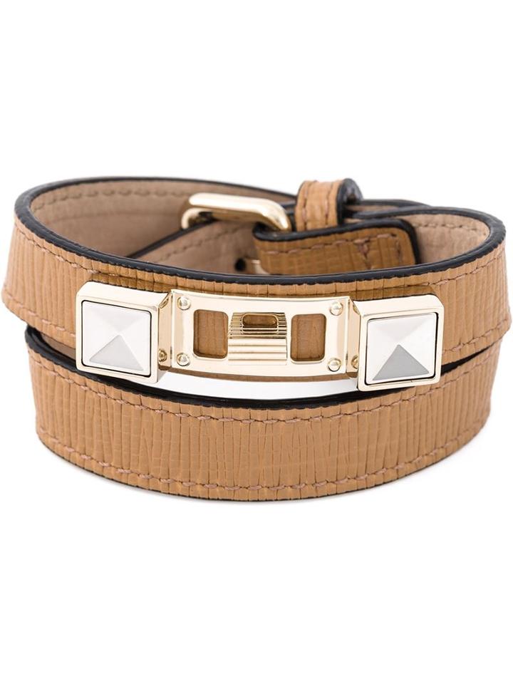 Proenza Schouler Ps11 Bracelet, Women's, Nude/neutrals, Leather/metal Other