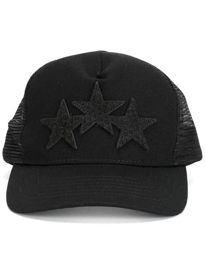 Amiri - Stars Cap - Men - Cotton/polyester - One Size, Black, Cotton/polyester