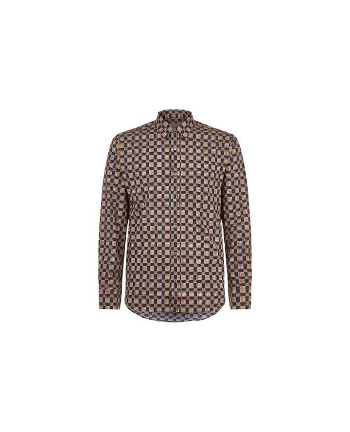 Burberry Burberry - Tiled Archive Print Cotton Shirt - Unavailable