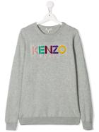 Kenzo Kids Logo Pullover - Grey