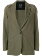 T Jacket Single Breasted Blazer - Green