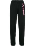 Fiorucci Logo Print Track Trousers - Black
