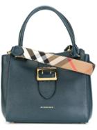 Burberry Buckled Closure Shoulder Bag, Women's, Blue