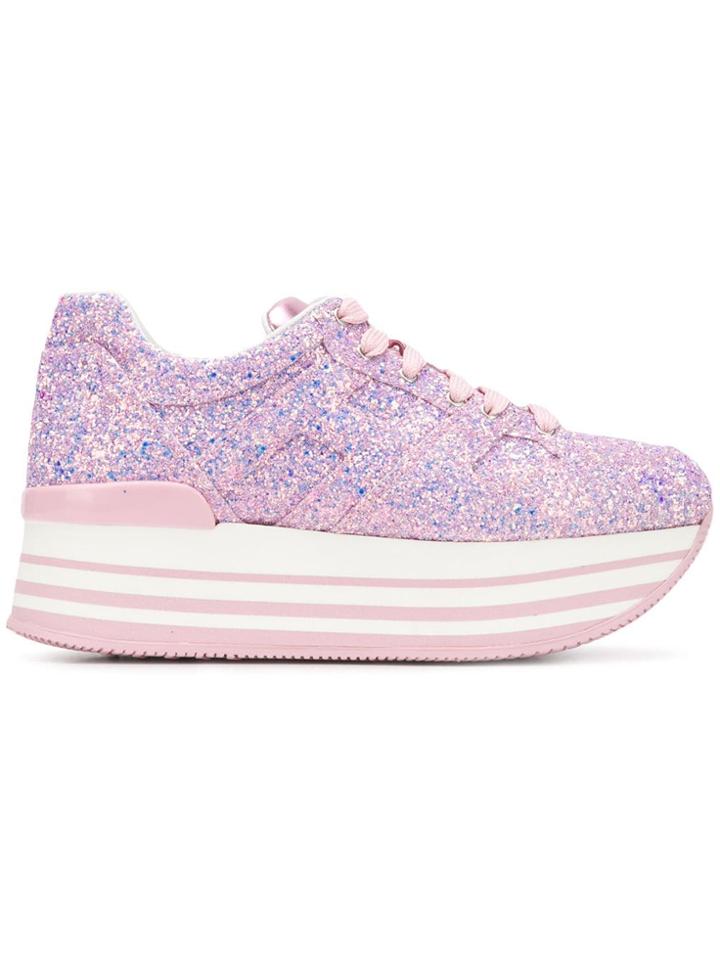 Hogan Platform Sneakers - Pink