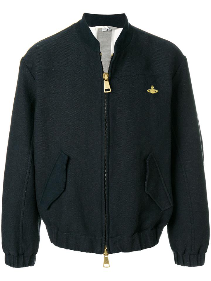 Vivienne Westwood Embroidered Orb Jacket - Blue