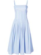 Rosetta Getty Pleated Camisole Dress - Blue