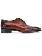 Santoni Gradient Oxford Shoes - Brown