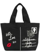 Lulu Guinness Postcard Tote Bag - Black