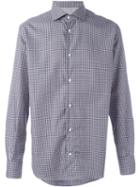 Eleventy Checked Shirt, Men's, Size: 44, Polyamide/spandex/elastane/cotton