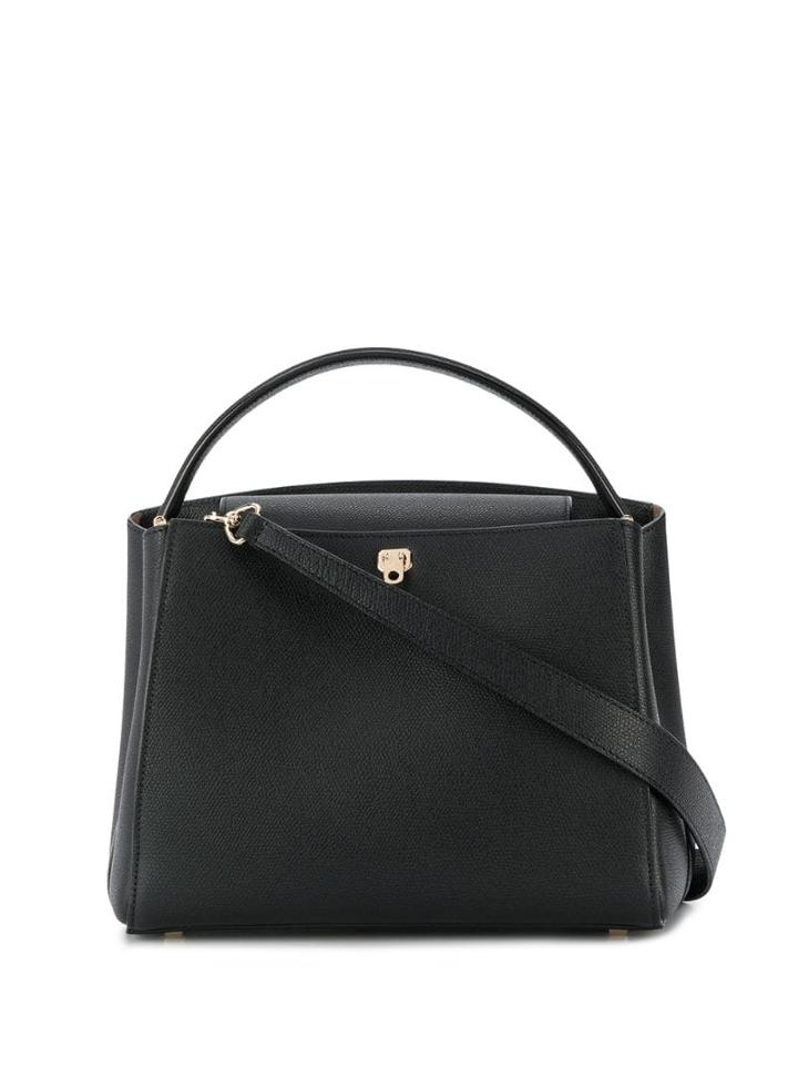 Valextra Brera Medium Tote Bag - Black
