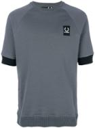 Raf Simons X Fred Perry Short-sleeved Sweatshirt - Grey