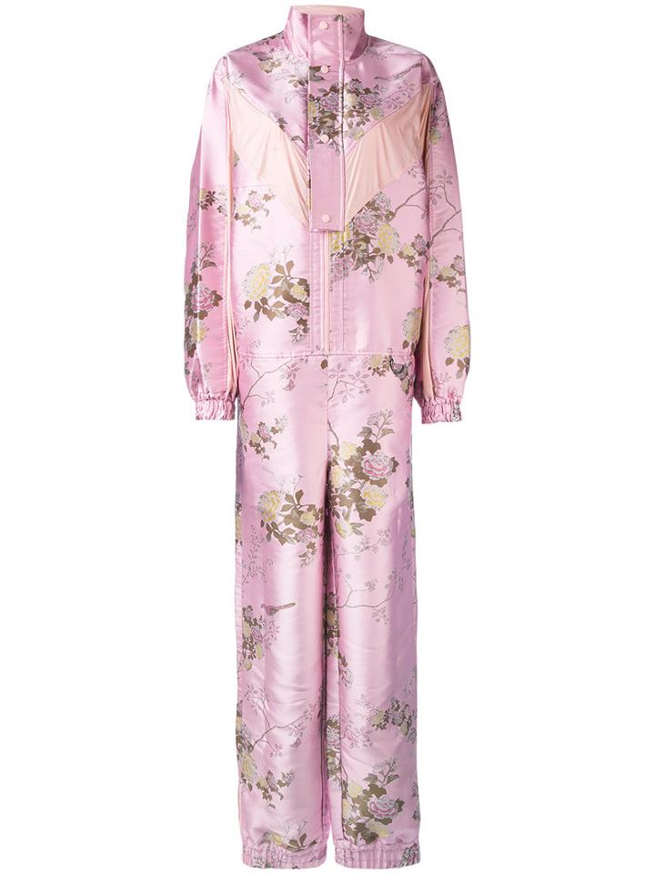 Fenty X Puma - Jacquard Active Jumpsuit - Women - Nylon/polyester - S, Pink/purple, Nylon/polyester