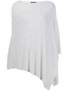 Eileen Fisher Semi-sheer Tunic Top, Women's, White, Hemp/nylon