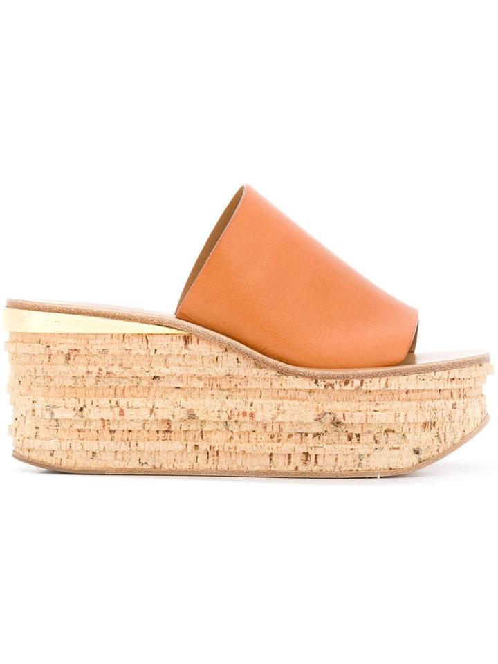 Chloé Camille Sandals - Brown
