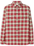 Gucci Embroidered Vintage Check Shirt