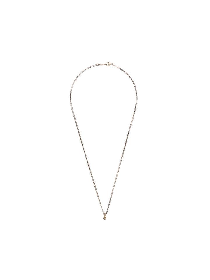 Roman Paul Teardrop Chain Necklace - Metallic