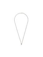 Roman Paul Teardrop Chain Necklace - Metallic