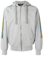 Diesel Rainbow Panel Hoodie, Men's, Size: Small, Grey, Cotton/polyester