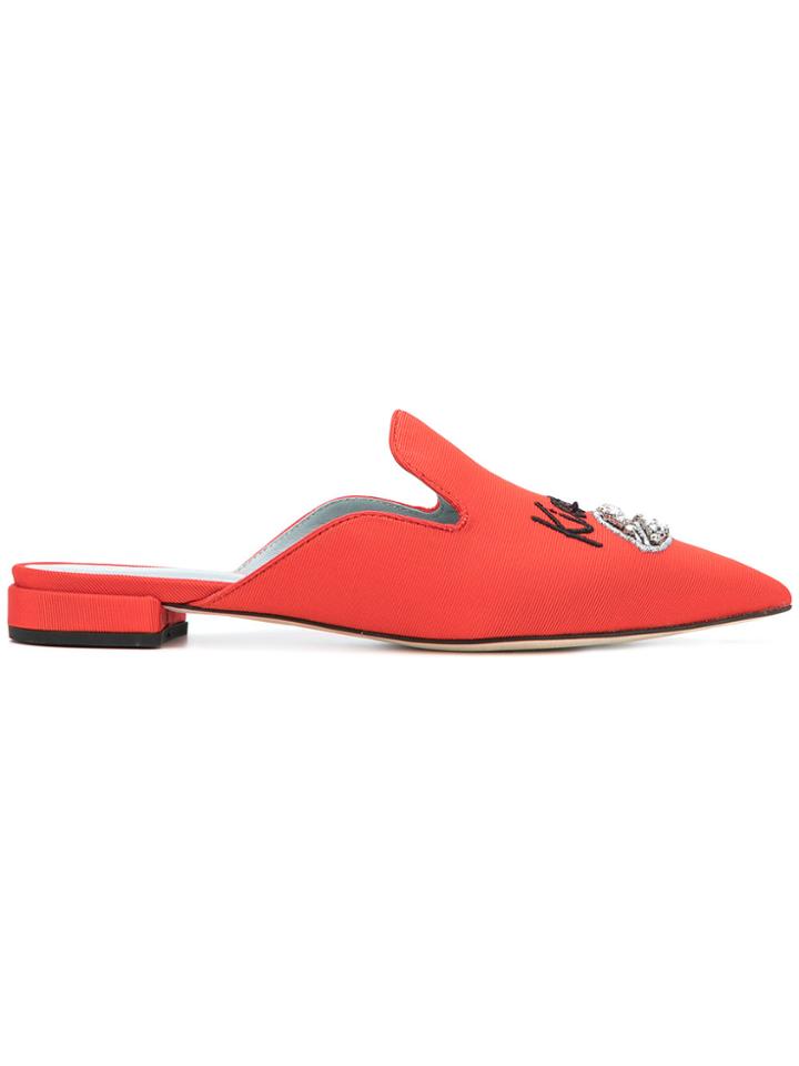 Chiara Ferragni Chiara Suite Mules - Red
