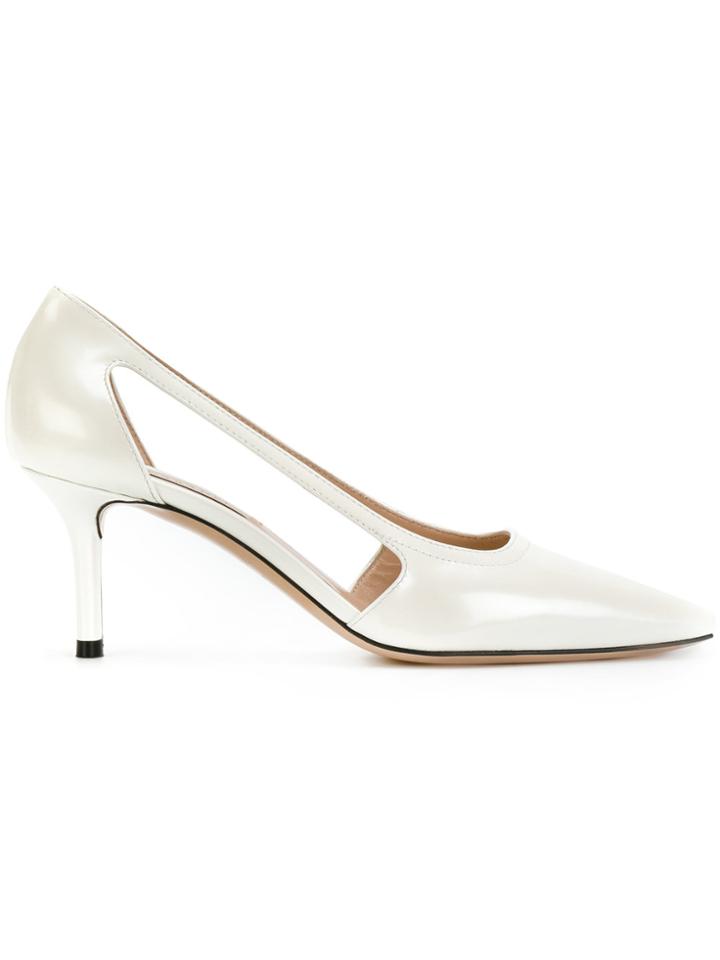 Casadei Cut-out Pumps - White