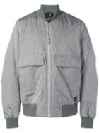 Ps Paul Smith Flap Pocket Bomber Jacket - Grey