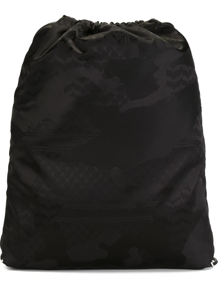 Neil Barrett Camouflage Tonal Pattern Backpack