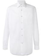 Kiton Button-up Shirt, Men's, Size: 39, White, Cotton