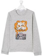Little Marc Jacobs Teen Logo T-shirt - Grey