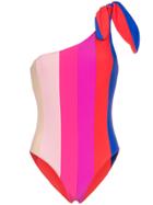 Paper London One-shoulder Striped Swimsuit - Unavailable