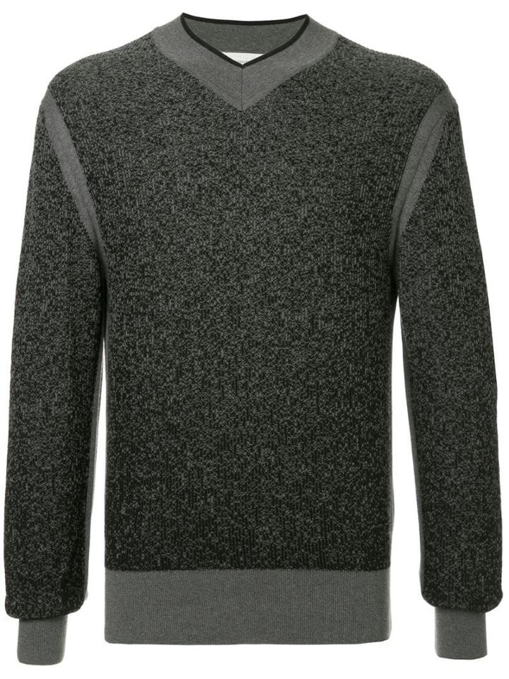 Cerruti 1881 Contrast-trim Jumper - Grey