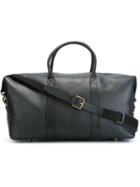 Ami Alexandre Mattiussi Holdall Bag, Blue, Leather/cotton/metal Other