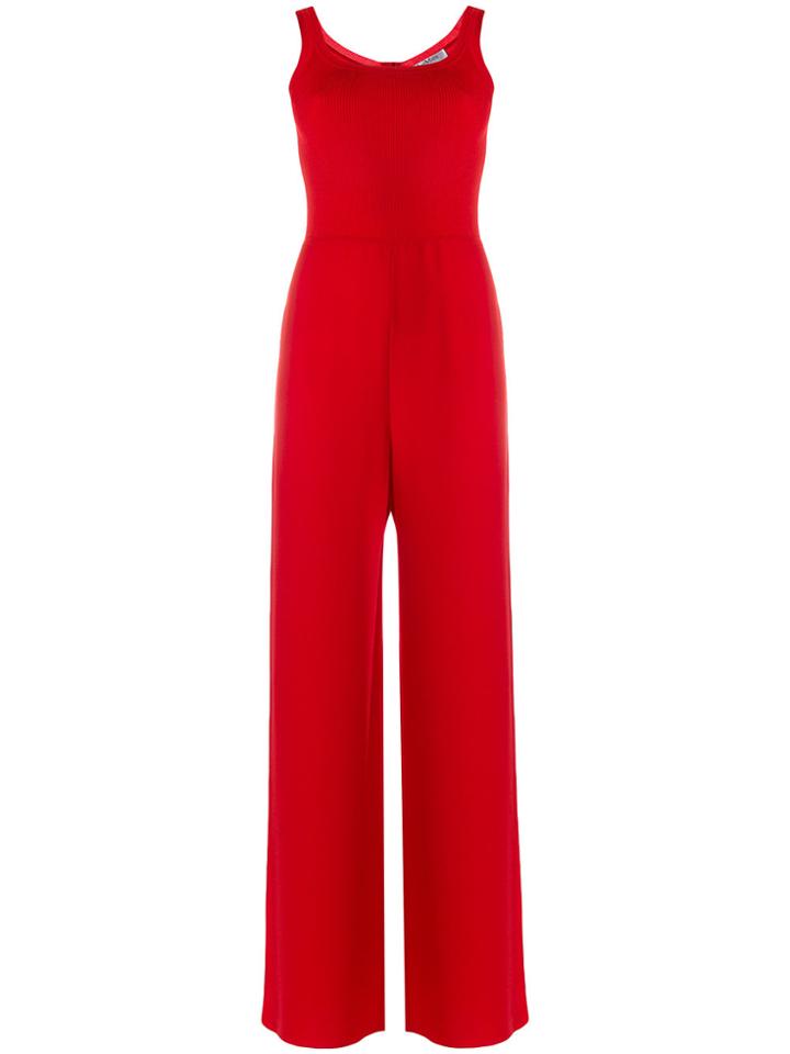 Max Mara Straight-cut Jumpsuit - Red