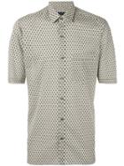 Lanvin - Printed Short Sleeve Shirt - Men - Cotton - 41, Nude/neutrals, Cotton