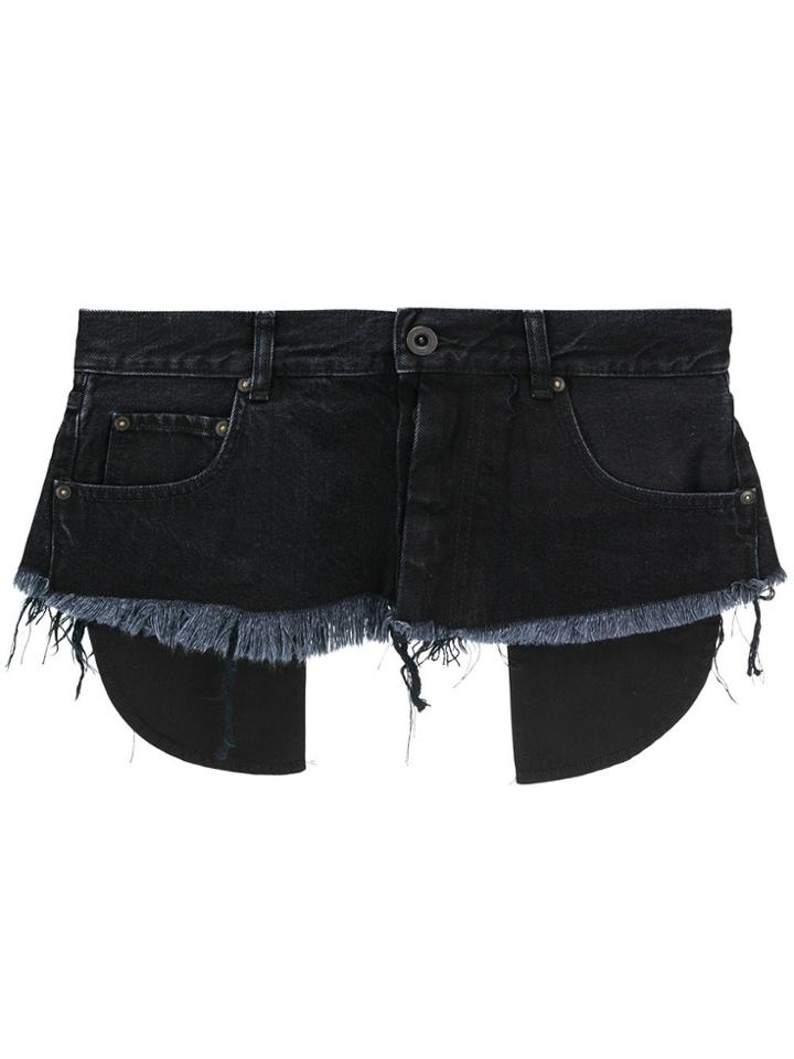Unravel Project Denim Waist Belt - Black